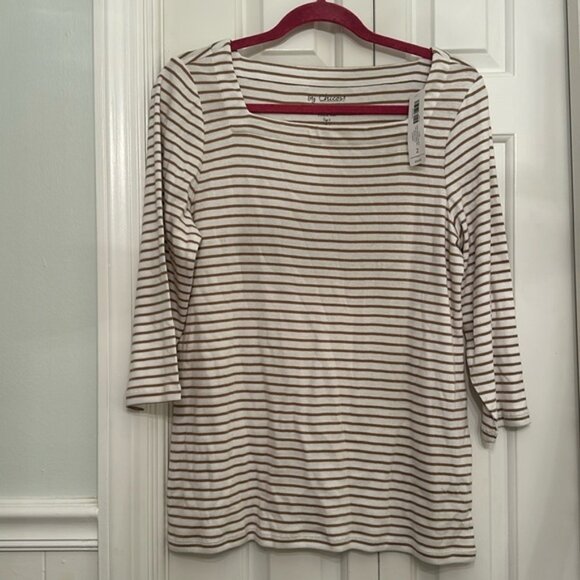 Chico’s Square Neck Tee - Picture 1 of 5